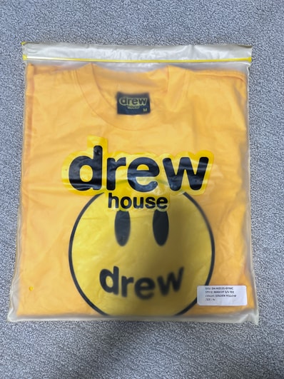 drew house mascot ss tee "Golden Yellow"