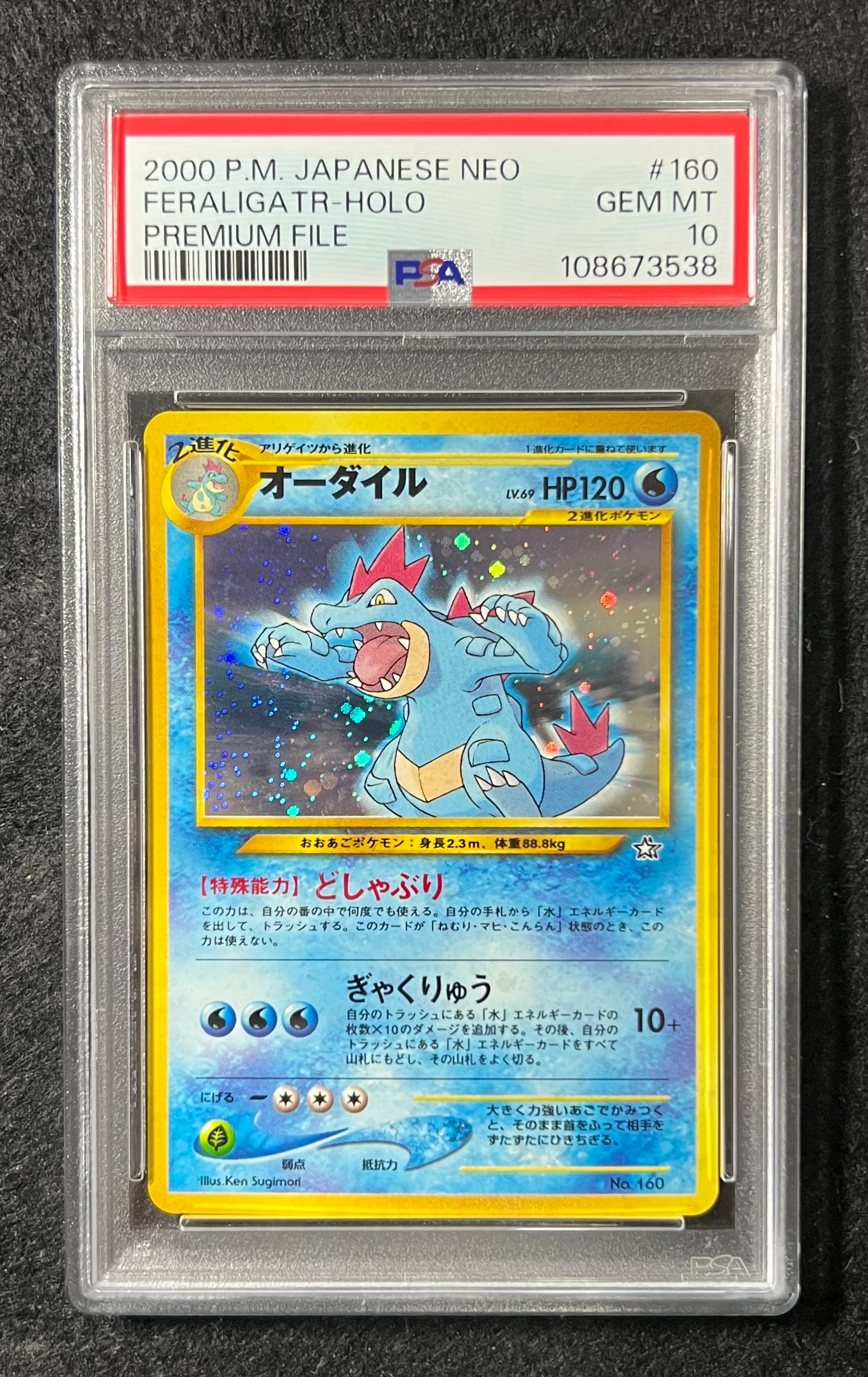 オーダイル イントロパック: 旧裏[neoI No.160](イントロパック★neo)