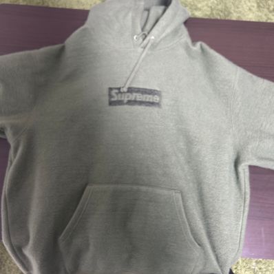 Supreme Inside Out Box Logo Hooded Sweatshirt "Light Olive"