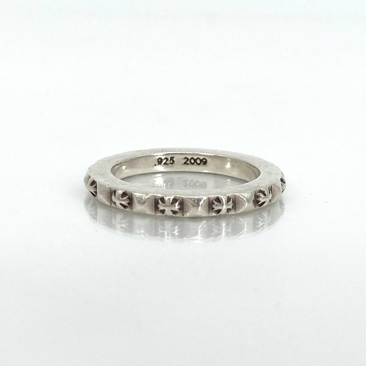 CHROME HEARTS(クロムハーツ) TFP PNK PLS トゥルーファッキンパンク プラスパンク  Sv925 #17号 リング・指輪 5.33g シルバー