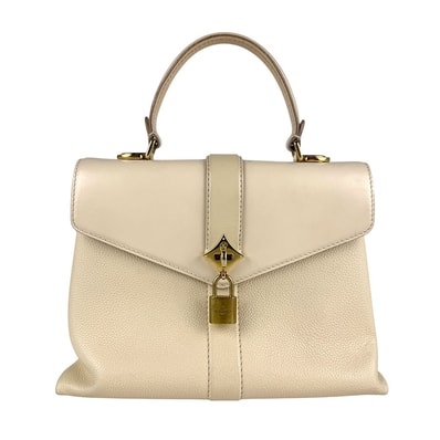ルイ ヴィトン LOUIS VUITTON ハンドバッグ ショルダーバッグ ローズ デ ヴァンPM レザー ライトベージュ ゴールド レディース M53822【中古】 z7469