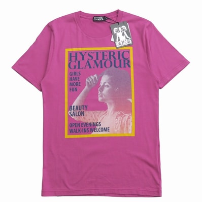 ■未使用品■HYSTERIC GLAMOUR ヒステリックグラマー 半袖Tシャツ サイズS ロゴプリント ヒスガール 20260323/RA8654