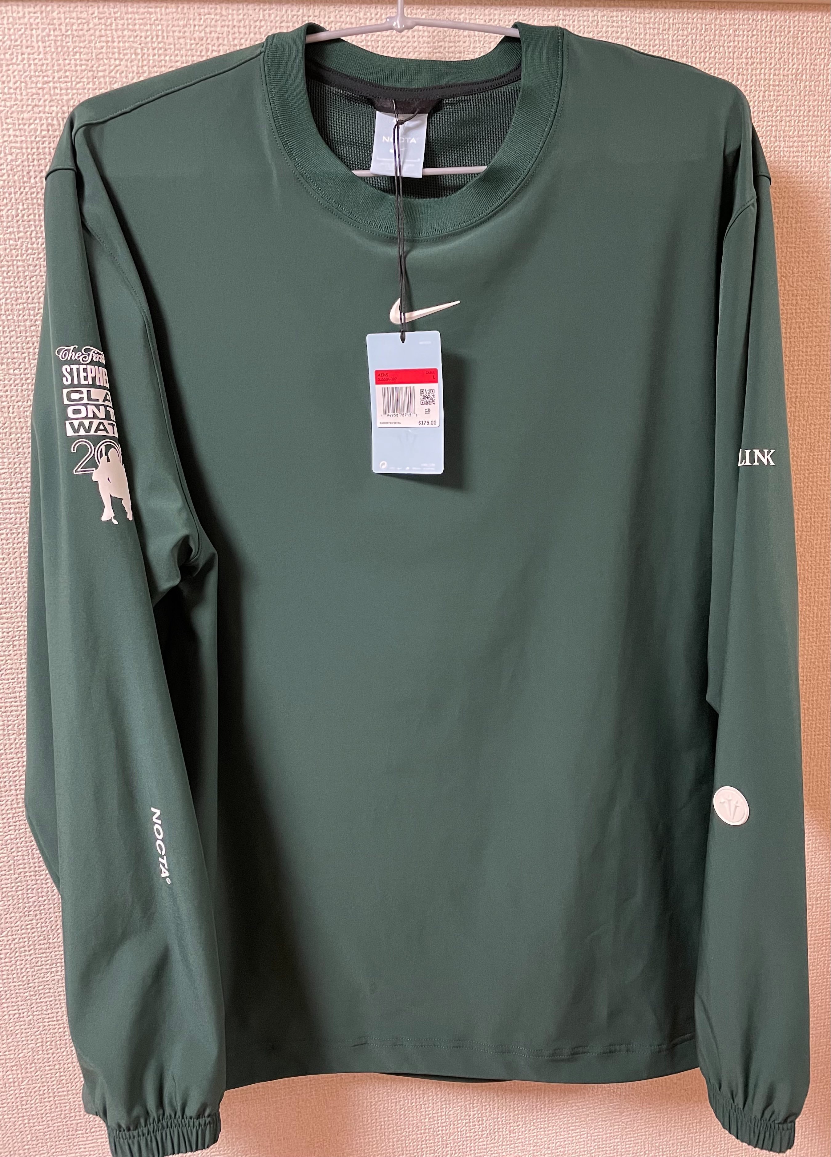 Nike NOCTA LONG SLEEVE WOVEN CREW "Pro Green"