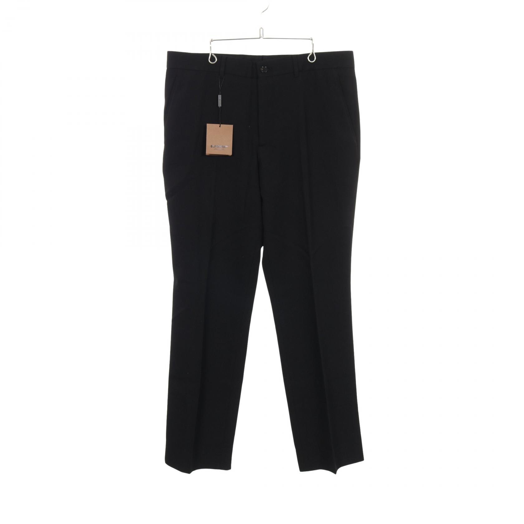 バーバリー BURBERRY パンツ 衣料品 ボトムス ウール メンズ ブラック系 【中古】