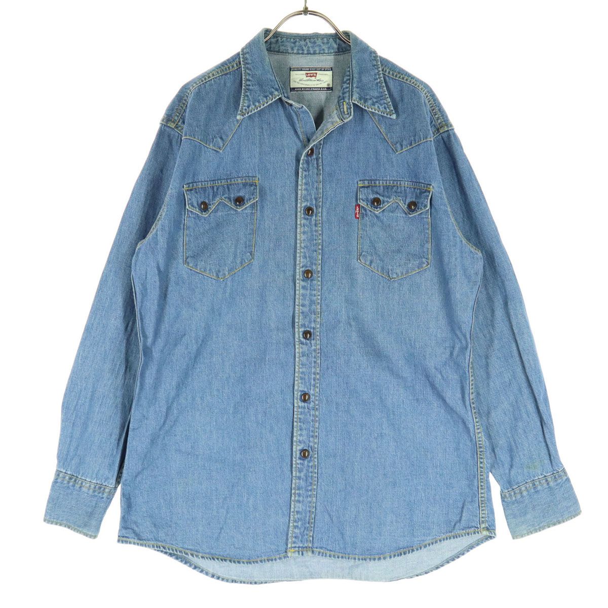 90s 96年製 Levi's デニムシャツ S～M オールド リーバイス 楽天市場】90s オールド □リーバイス 長袖 デニム シャツ
