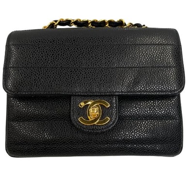 シャネル CHANEL マドモアゼル ターンロック ミニチェーンショルダー 1995年 ショルダーバッグ レザー【中古】