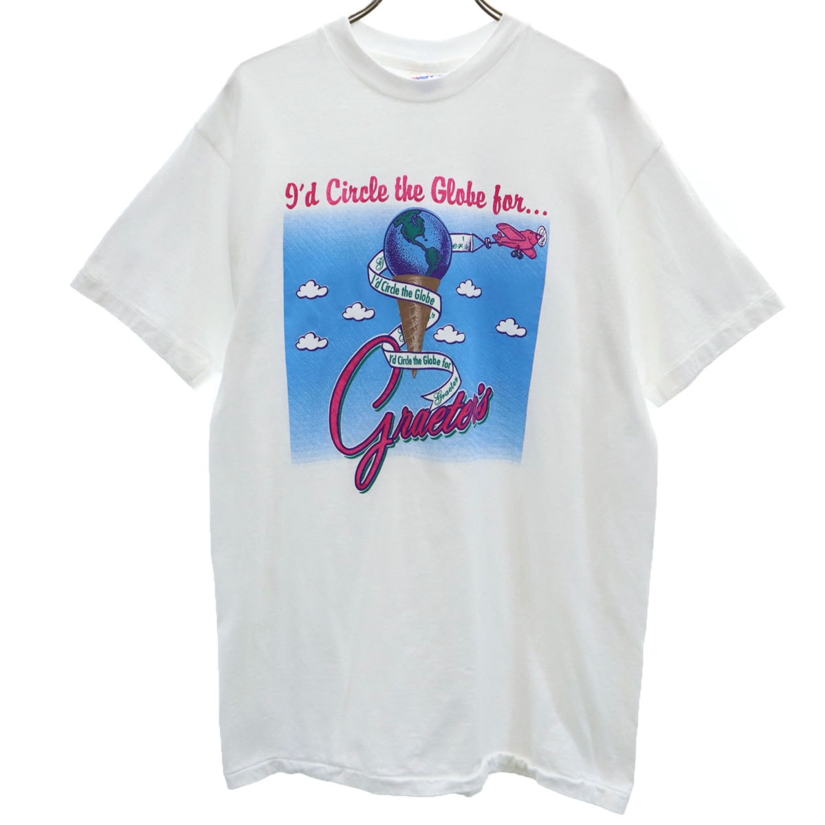 Hanes ヘインズ 90s USA製 オールド 3時10分、決断のとき 半袖 Tシャツ XL ホワイト 3:10 to Yuma 西部劇映画 ムービーT