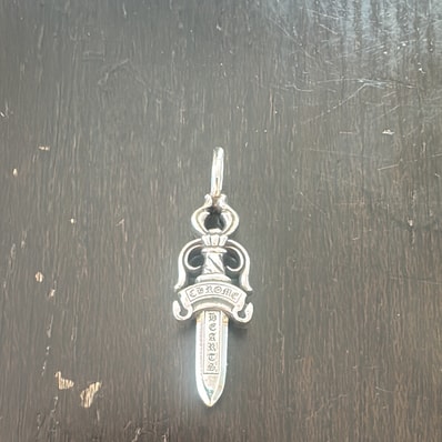Chrome Hearts Double Dogger Pendant "Silver"
