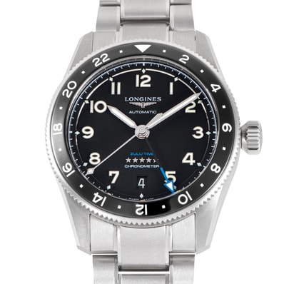 【新品】LONGINES ロンジン スピリット ズールータイム L3.802.4.53.6 ステンレススチール【中古】