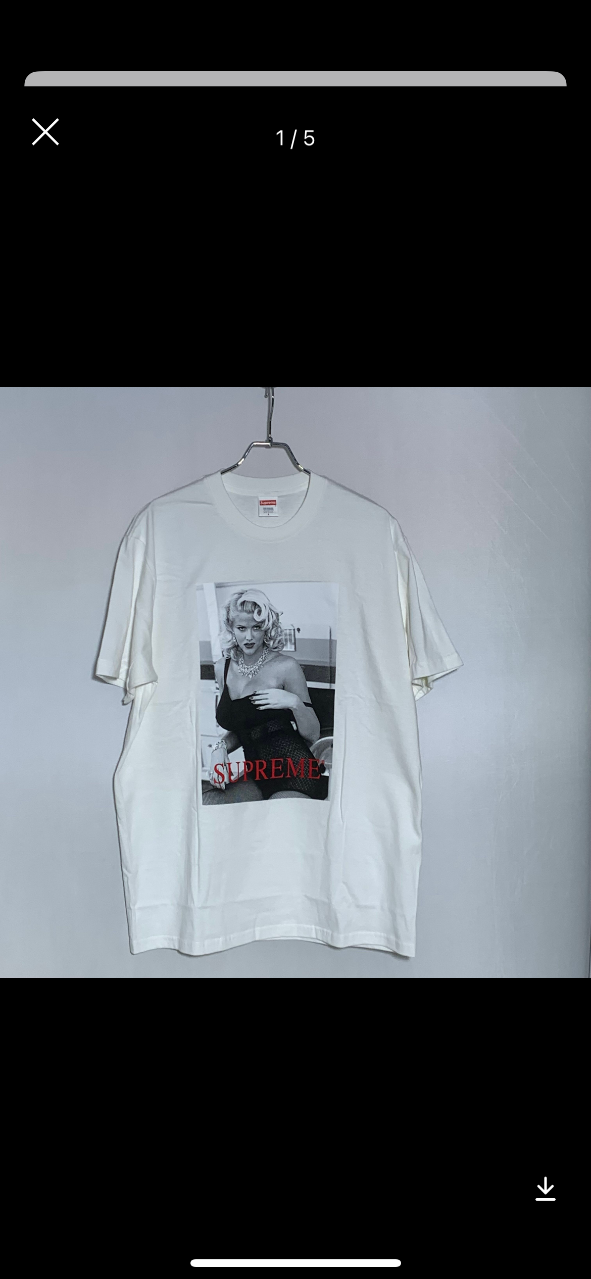 Supreme Anna Nicole Smith Tee "White"