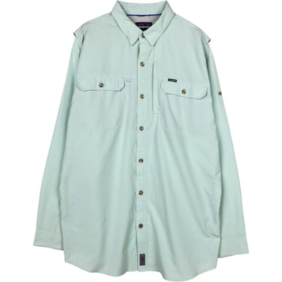 古着 パタゴニア Patagonia 54259FA18 Men's Long-Sleeved Sol Patrol II Shirt リップストップ 隠しボタンダウン 長袖 フィッシングシャツ メンズL相当/eaa669041