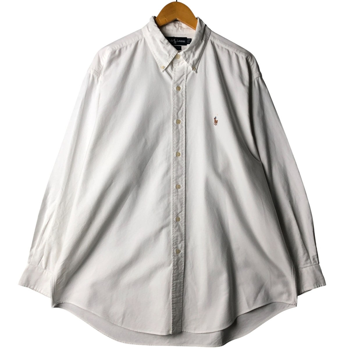 古着 ラルフローレン Ralph Lauren YARMOUTH 長袖 ボタンダウンシャツ メンズXL相当/eaa592790