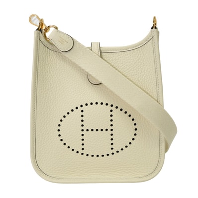 HERMES エルメス ショルダーバッグ エヴリン(エブリン) 16 TPM ショート クリーム トリヨンクレマンス ゴールド金具 K刻印 新品