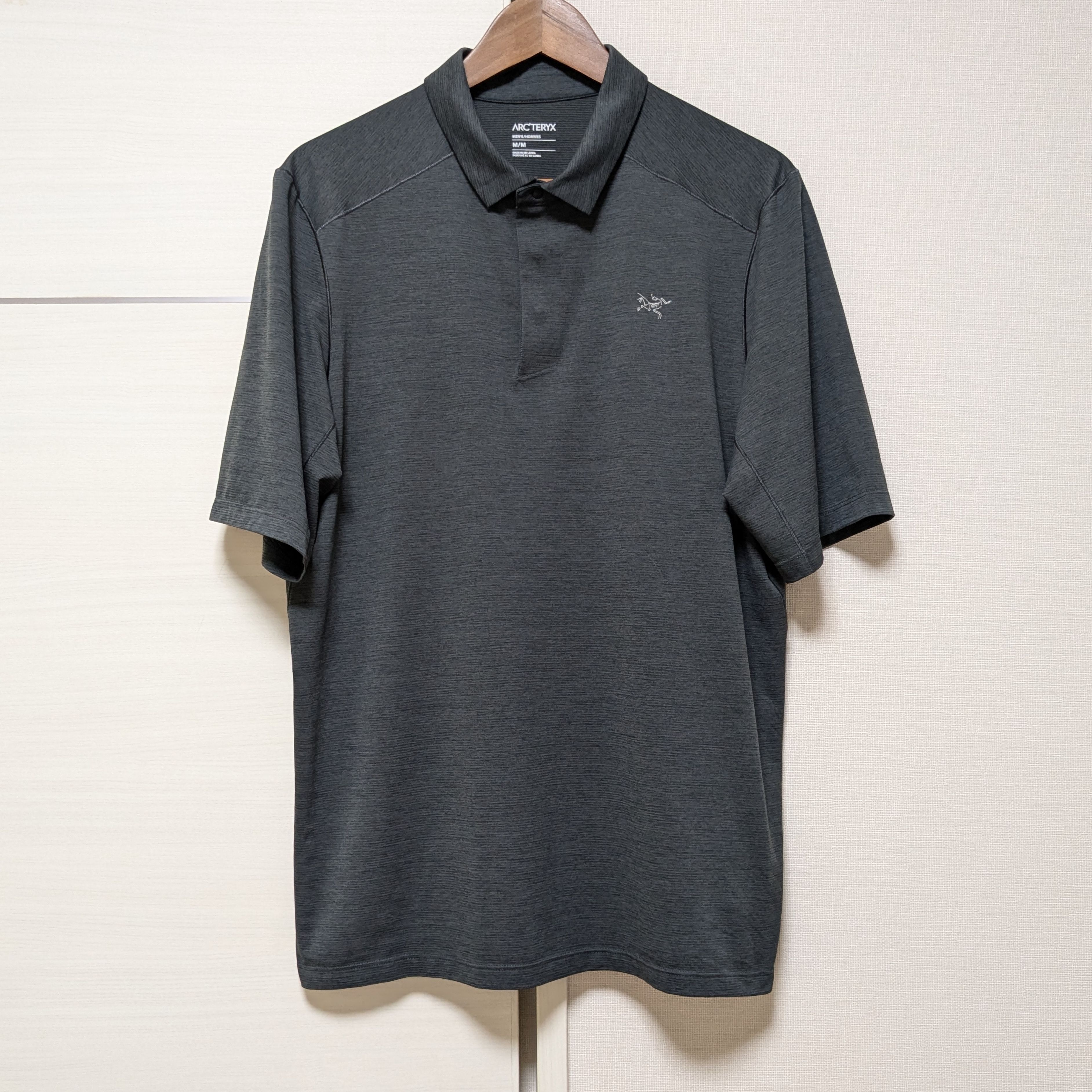 ARC'TERYX Cormac Polo Short Sleeve Men's "Black Heather"