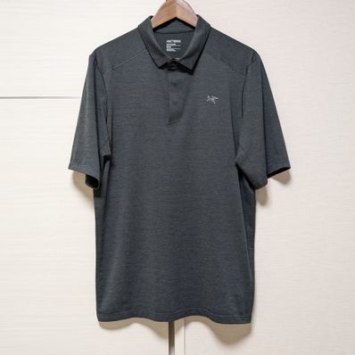 ARC'TERYX Cormac Polo Short Sleeve Men's "Black Heather"