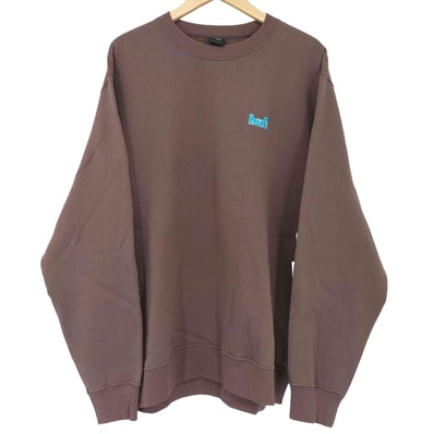 best friends crew フロント ロゴ刺繍 背面アートプリント プルオーバー スウェット【1141794013438】