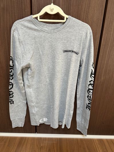 chrome hearts クロムハーツ サーマル ロンT グレー L