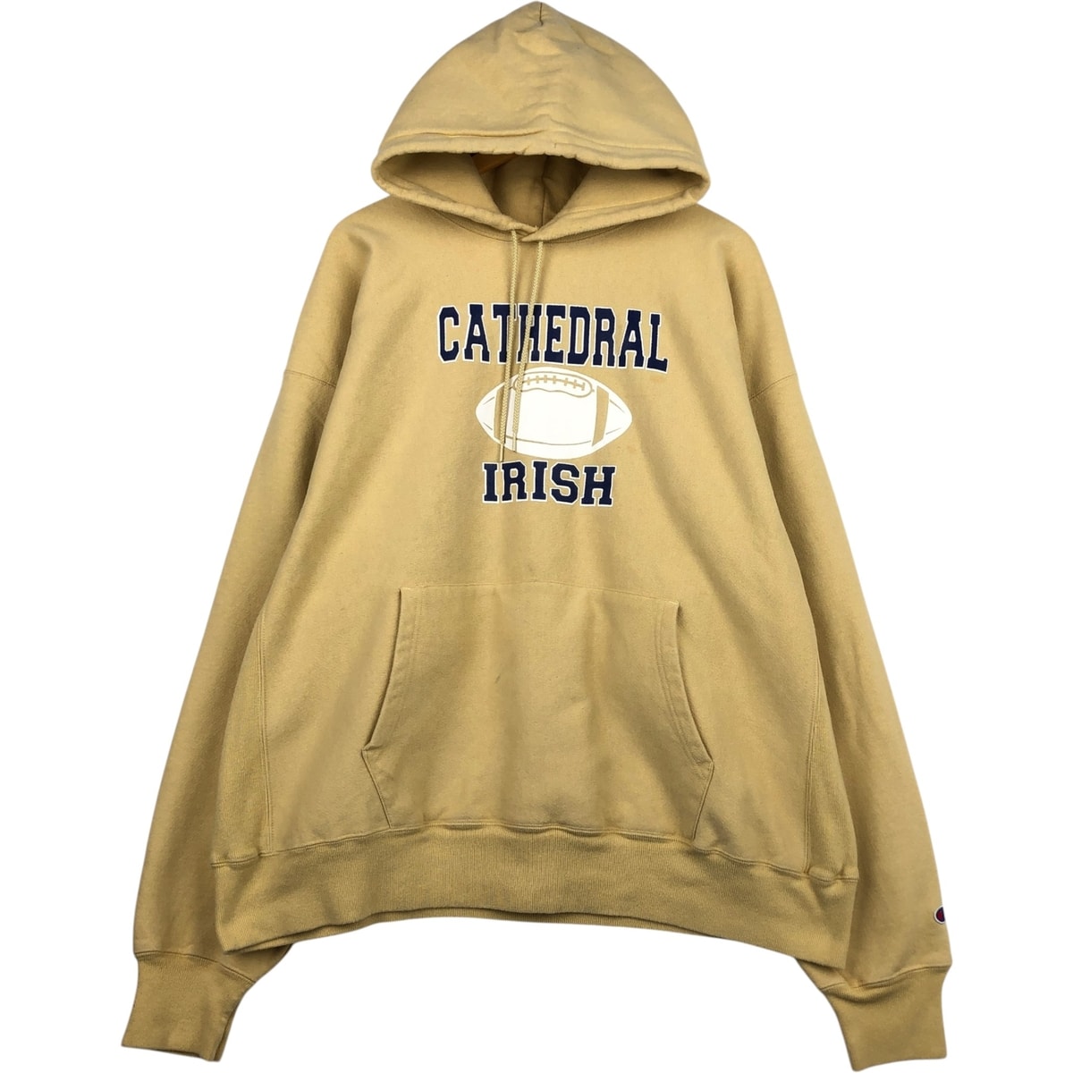 古着 00年代 チャンピオン Champion PREMIUM REVERSE WEAVE プレミアムリバースウィーブ 3連プリント カレッジ スウェットプルオーバーパーカー メンズXXL相当/eaa620305