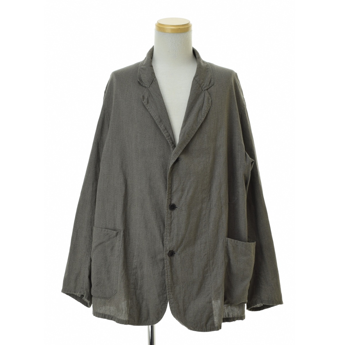 COMOLI Heather Yarn Jacket "Gray"