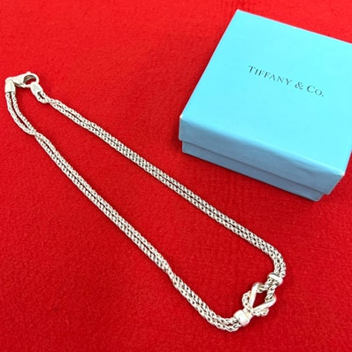 TIFFANY&Co. ティファニー ダブルロープ センターノット ネックレス シルバー925 ネックレス シルバー
72137