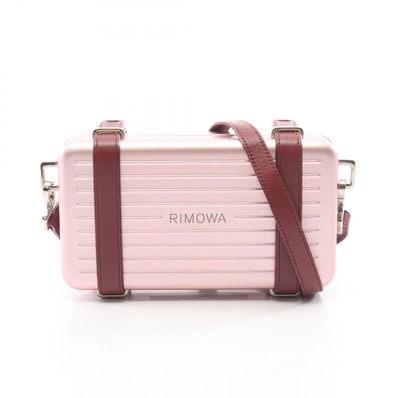 ディオール Dior DIOR × RIMOWA パーソナルクラッチバッグ ショルダーバッグ バッグ レザー アルミニウム レディース ピンク系 / ボルドー系 【中古】