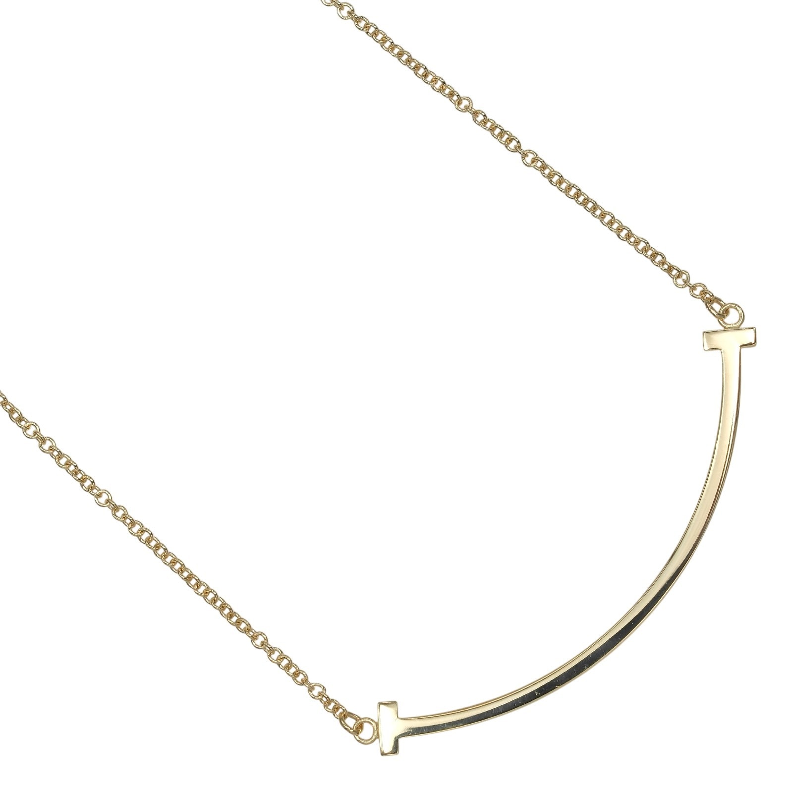 ティファニー Tスマイル スモール レディースネックレス