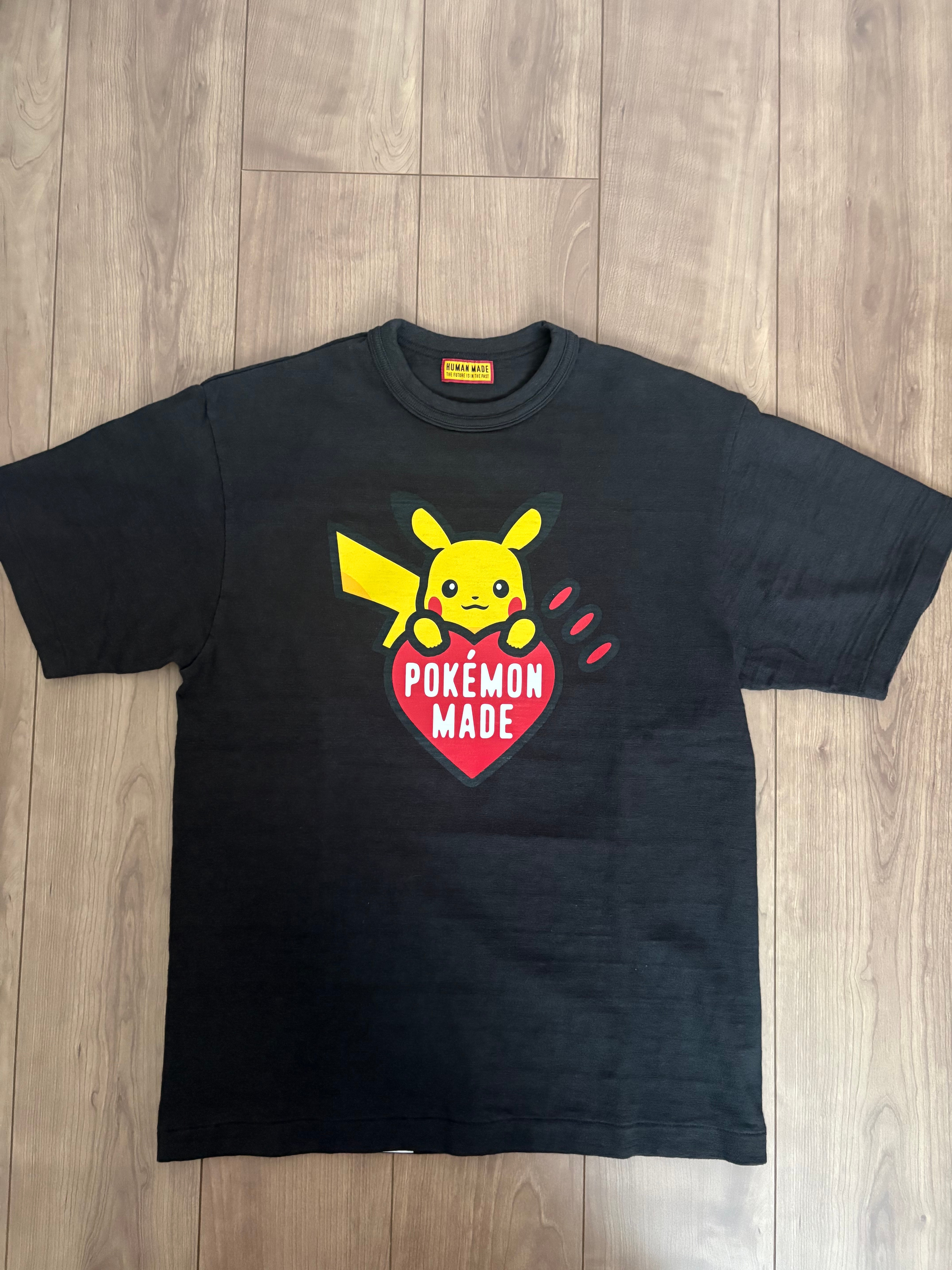 HUMAN MADE x Pokemon Made Graphic T-Shirt (Pikachu) Online Store "Black"