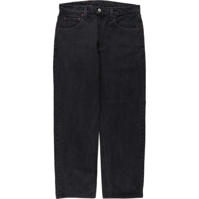 古着 90年代 リーバイス Levi's 505 ORIGINAL FIT ブラックデニム テーパードデニムパンツ カナダ製 メンズw33相当 ヴィンテージ/eaa663680