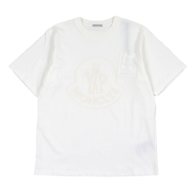 未使用品 モンクレール
半袖Tシャツ ホワイト メンズ M