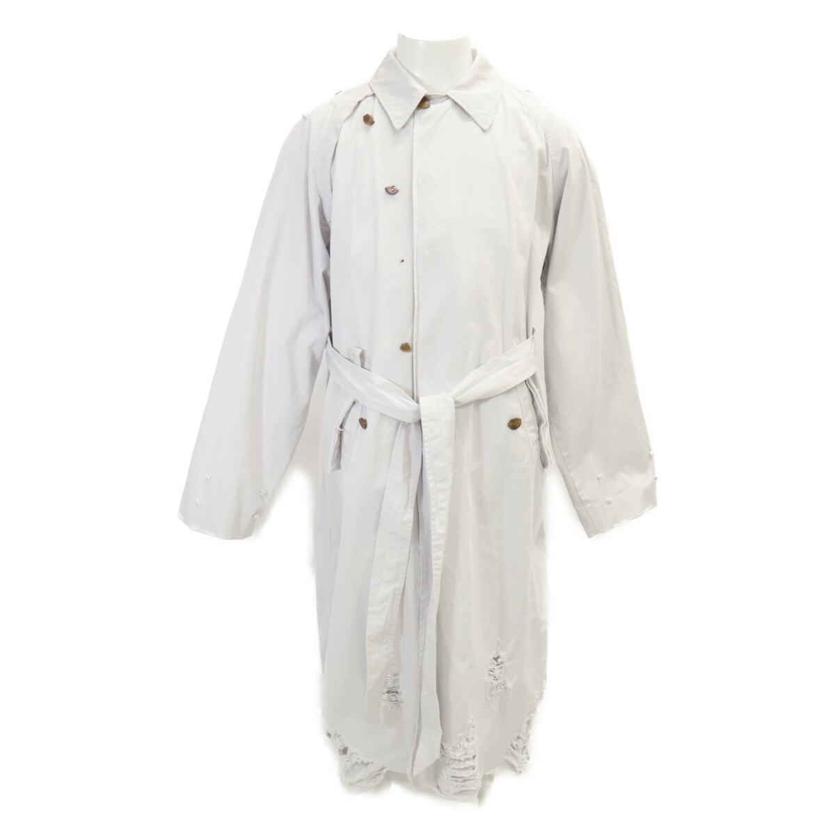 バレンシアガ 【新品/国内正規】704543 DIY カーコート/USED加工 トレンチ L