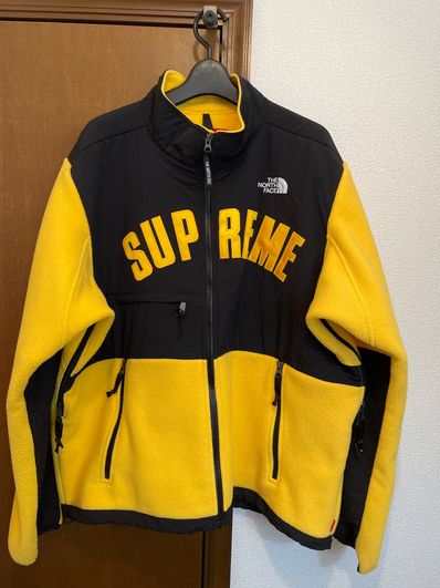 Supreme x The North Face Arc Logo Denali Fleece Jacket "Yellow"