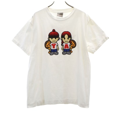 A BATHING APE アベイシングエイプ 半袖 Tシャツ L ホワイト