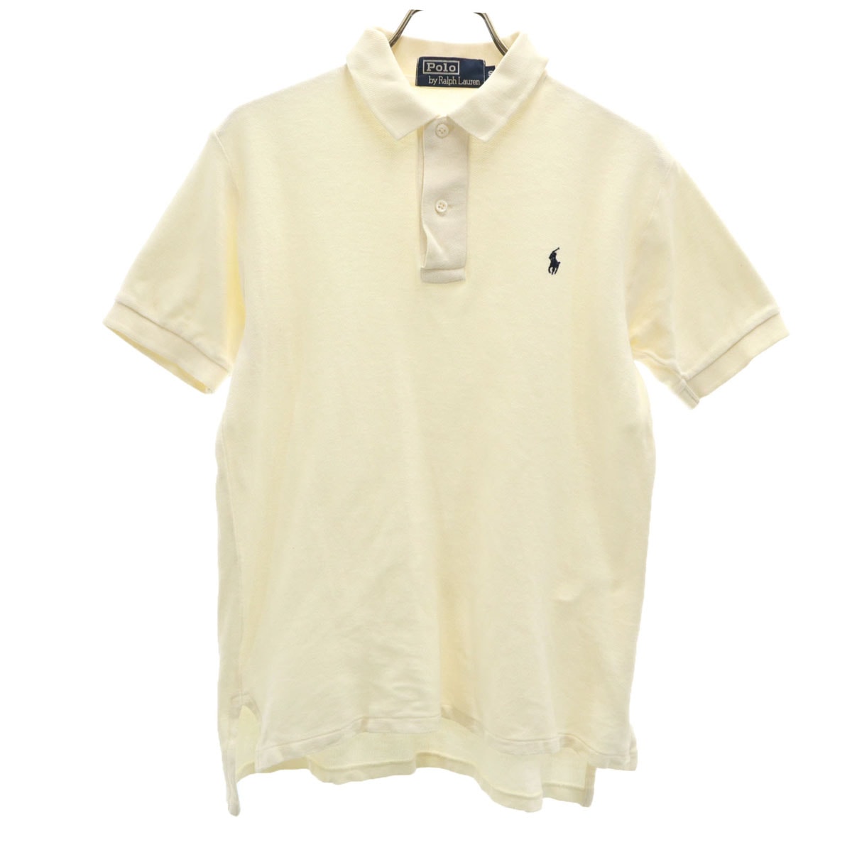 Polo by Ralph Lauren ポロバイラルフローレン 半袖 ポロシャツ S イエロー系 ナイガイ 鹿の子地