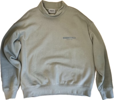 FEAR OF GOD ESSENTIALS PULLOVER MOCKNECK "Pistachio"