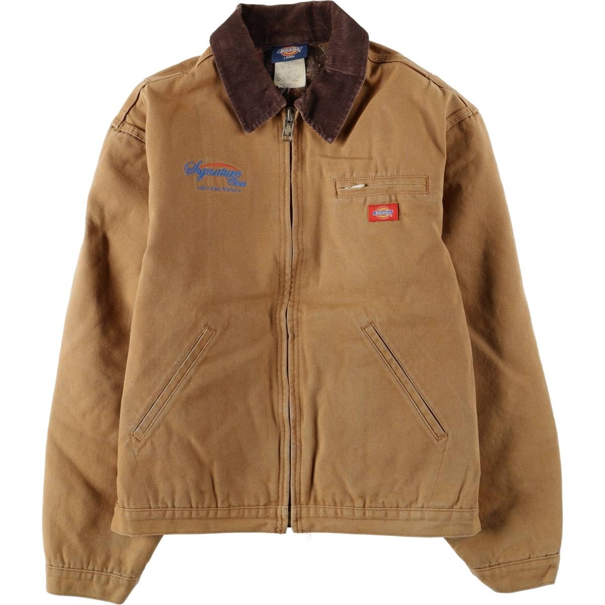 古着 ディッキーズ Dickies CHEVRON シェブロン 中綿入り ダックワークジャケット メンズL相当/eaa682805