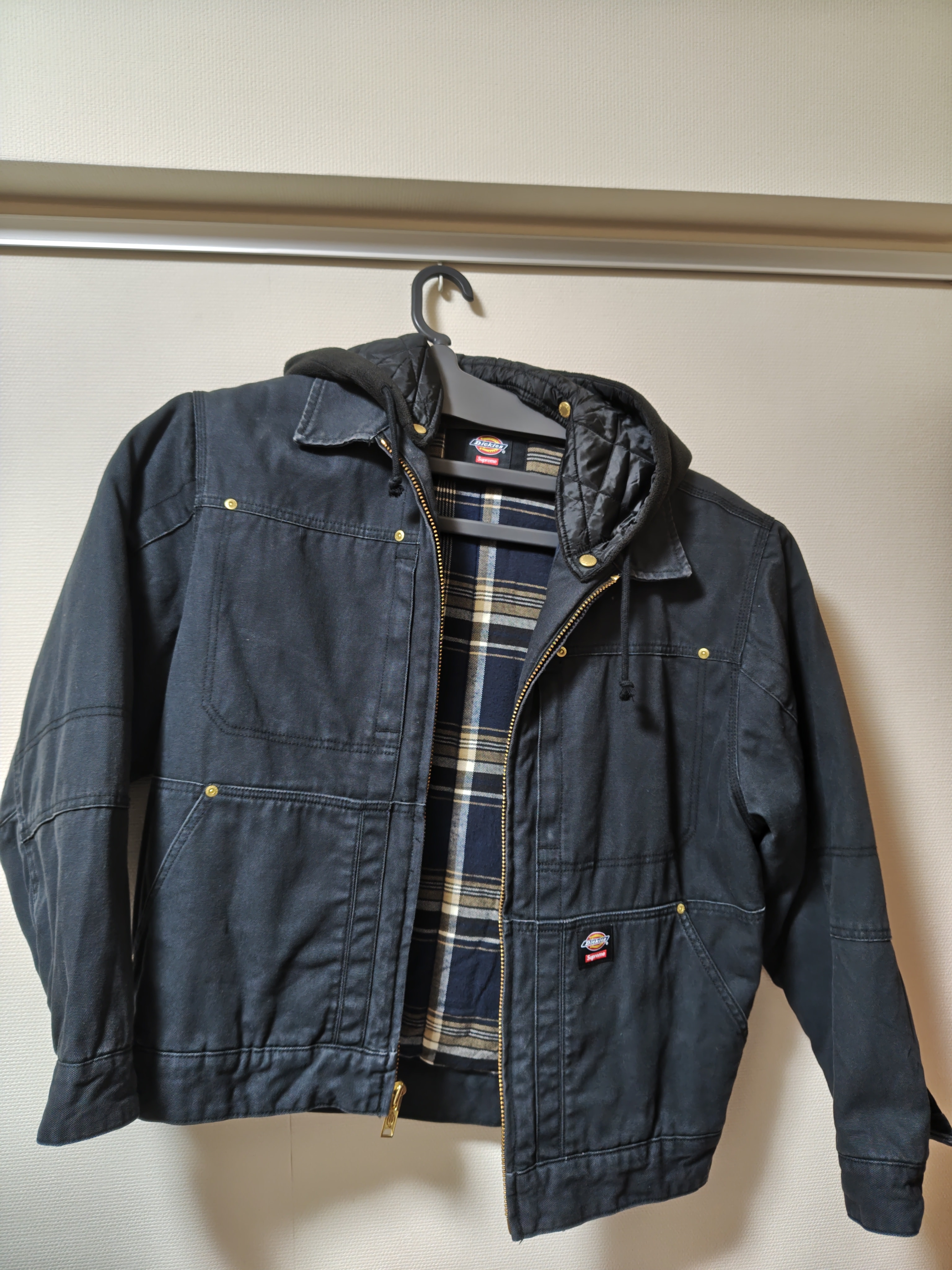 Supreme x Dickies Hooded Work Jacket "Black"