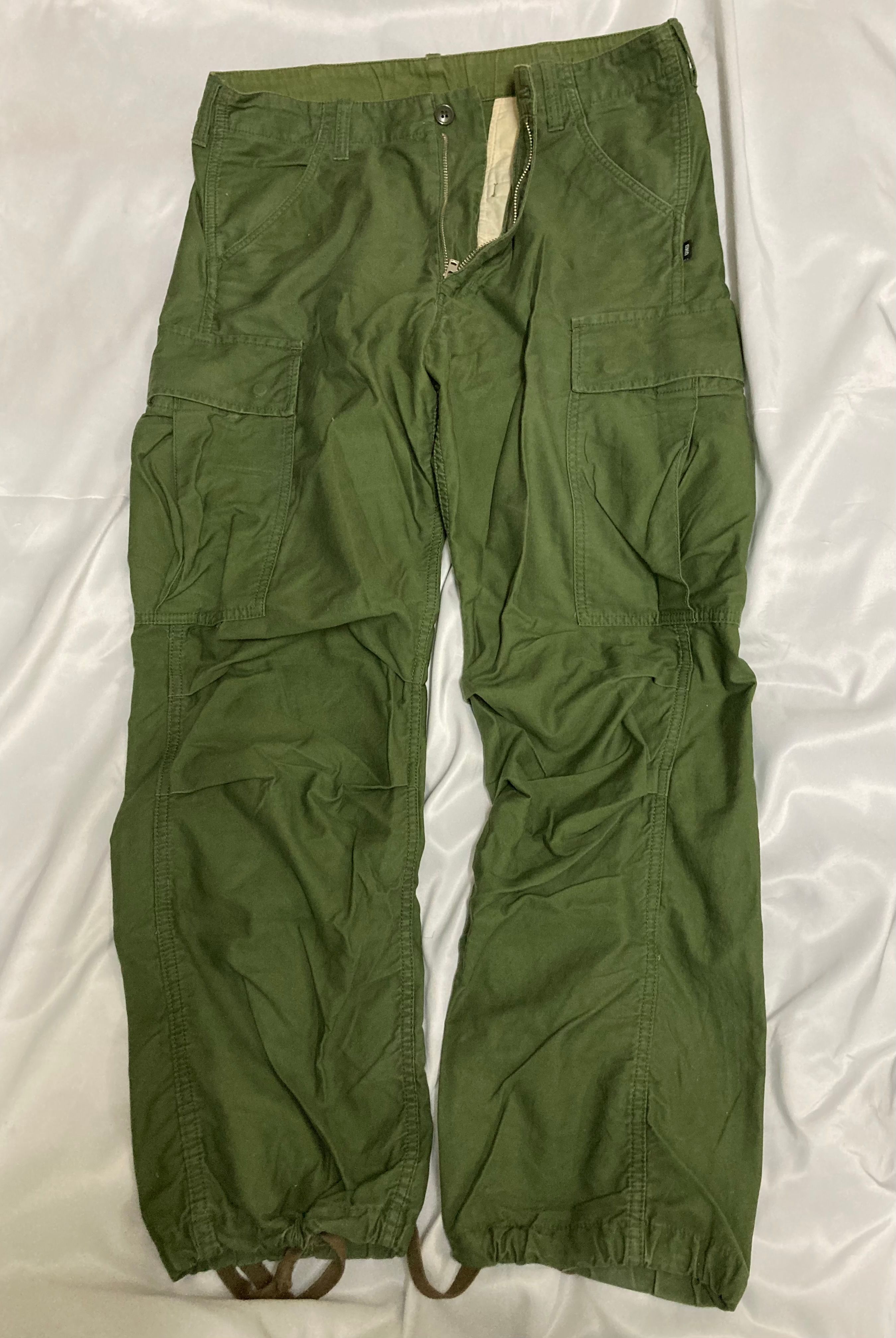 undefeated ミリタリーパンツ 緑 W32 送料無料 軍パン カーゴ