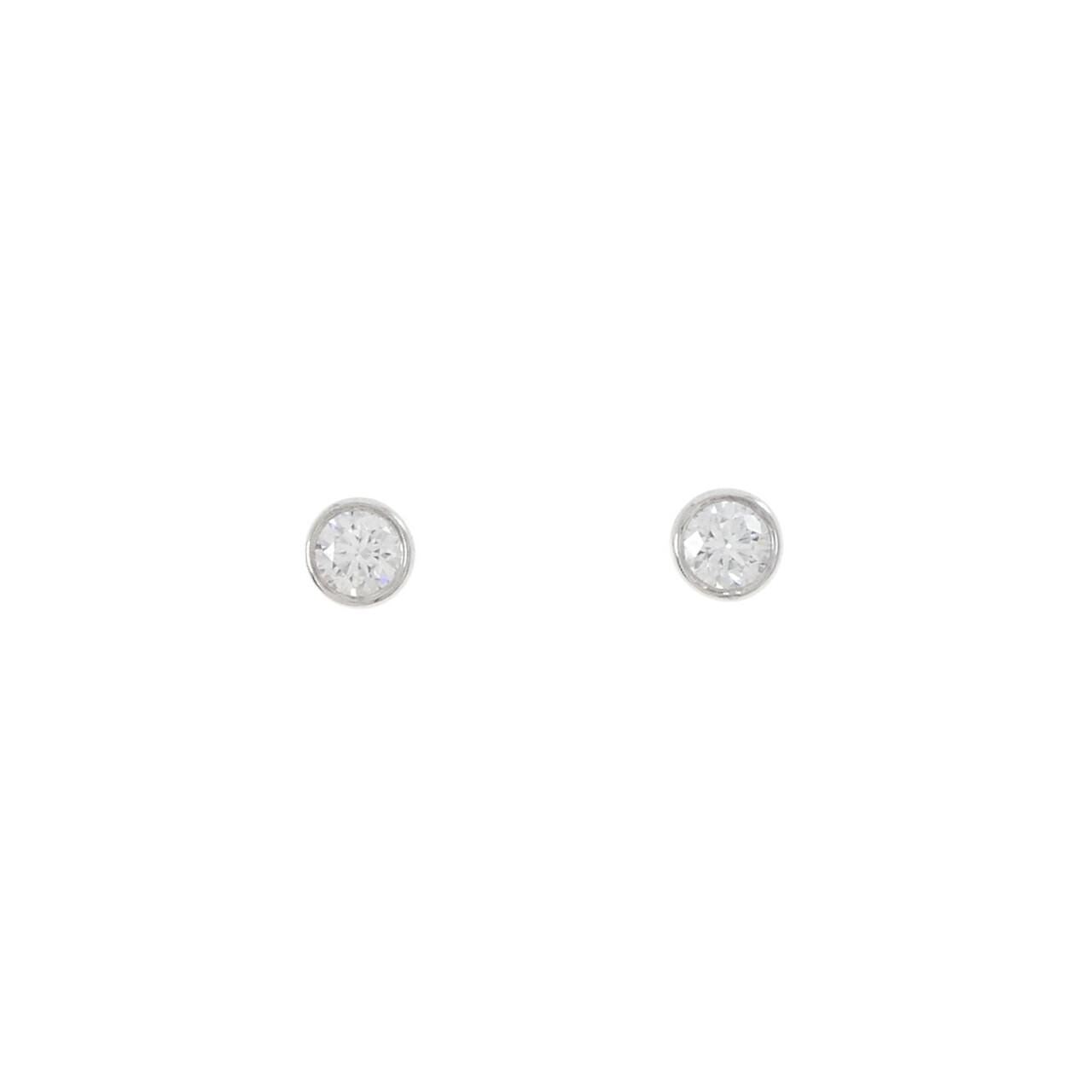 ティファニー バイザヤード ピアス 0.21CT 0.21CT G VVS1-VVS2 3EXT