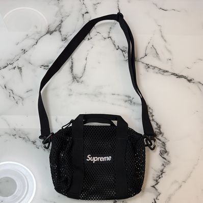 Supreme Mesh Mini Duffle Bag "Black" (23SS)