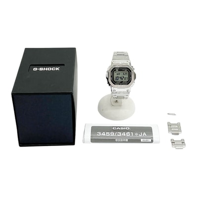 ◆◆CASIO カシオ 腕時計 G-SHOCK シルバー 箱・取説・コマ付 GMW-B5000