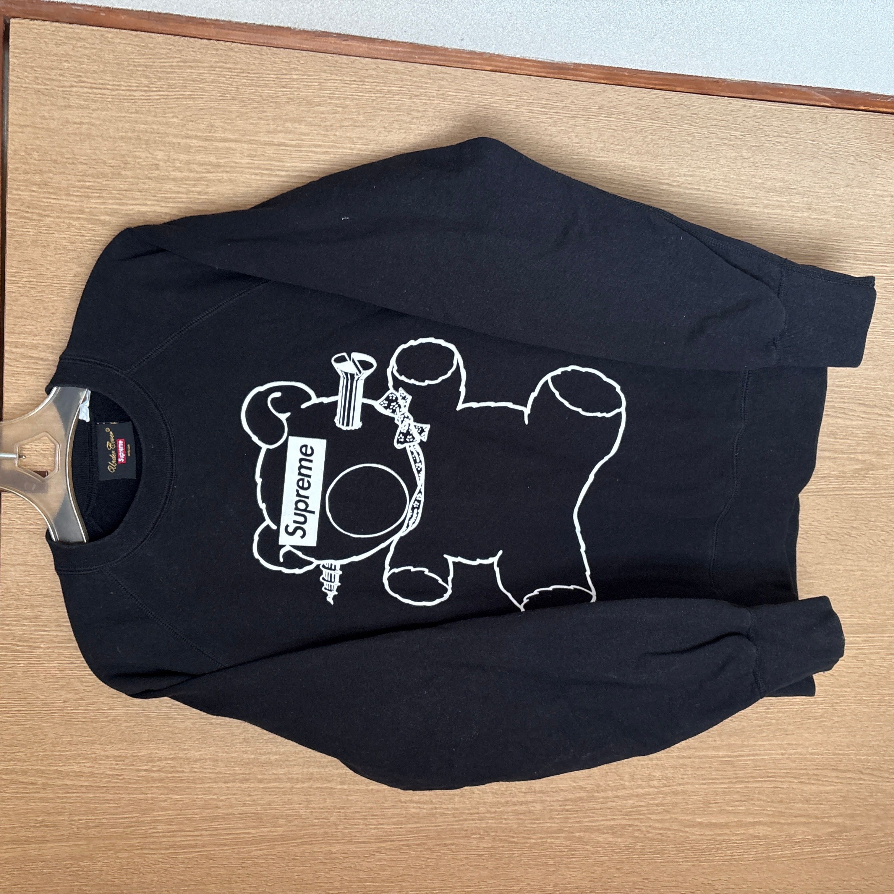 シュプリーム×アンダーカバー Bear Box Logo Crewneck