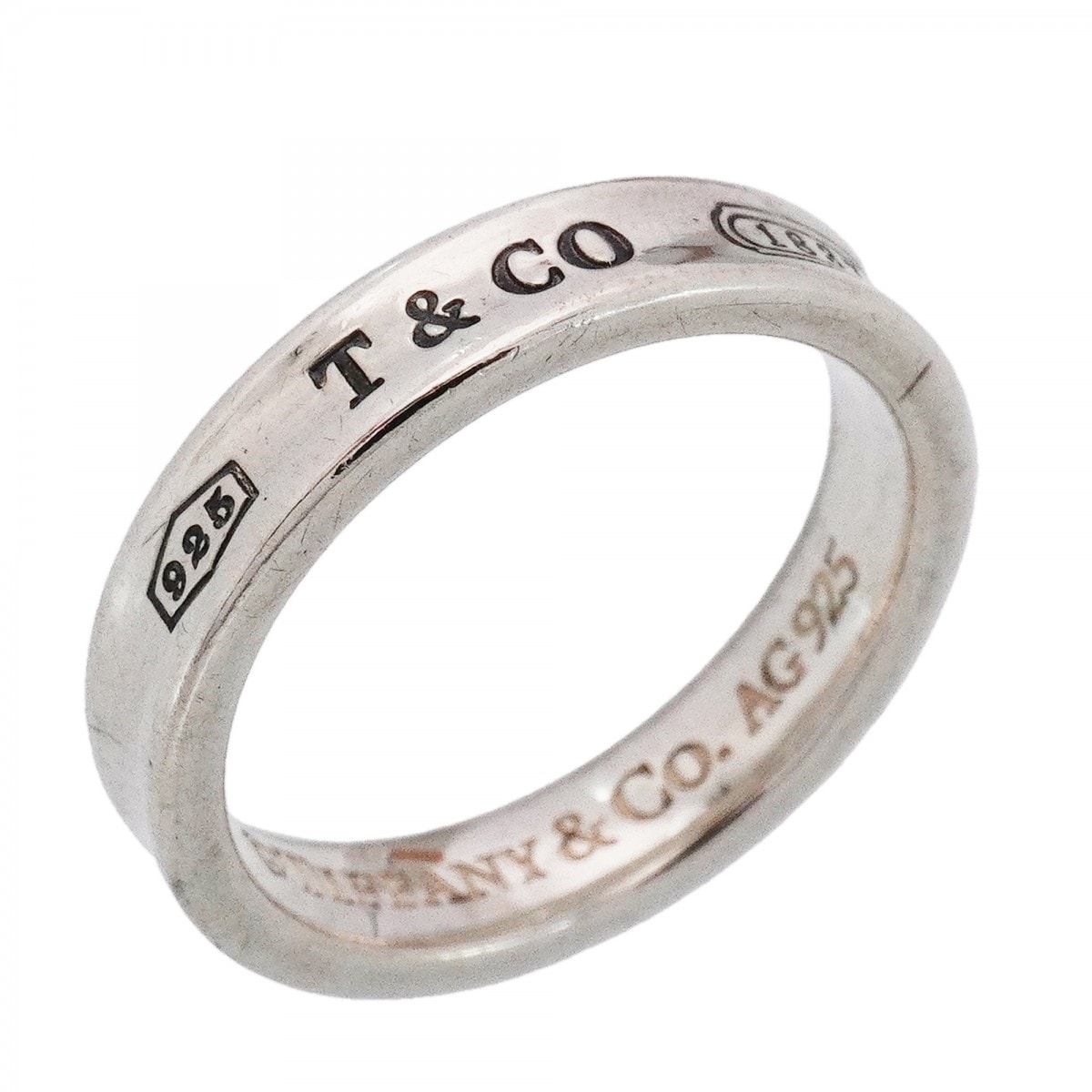 【6jdb0564】ティファニー リング ナロー シルバー925 11号【中古】レディース