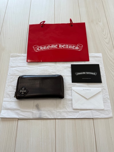 付属品完備/値下げ交渉可能 / 正規品!CHROME HEARTS クロムハーツ フィリグリープラス ウォレット 財布