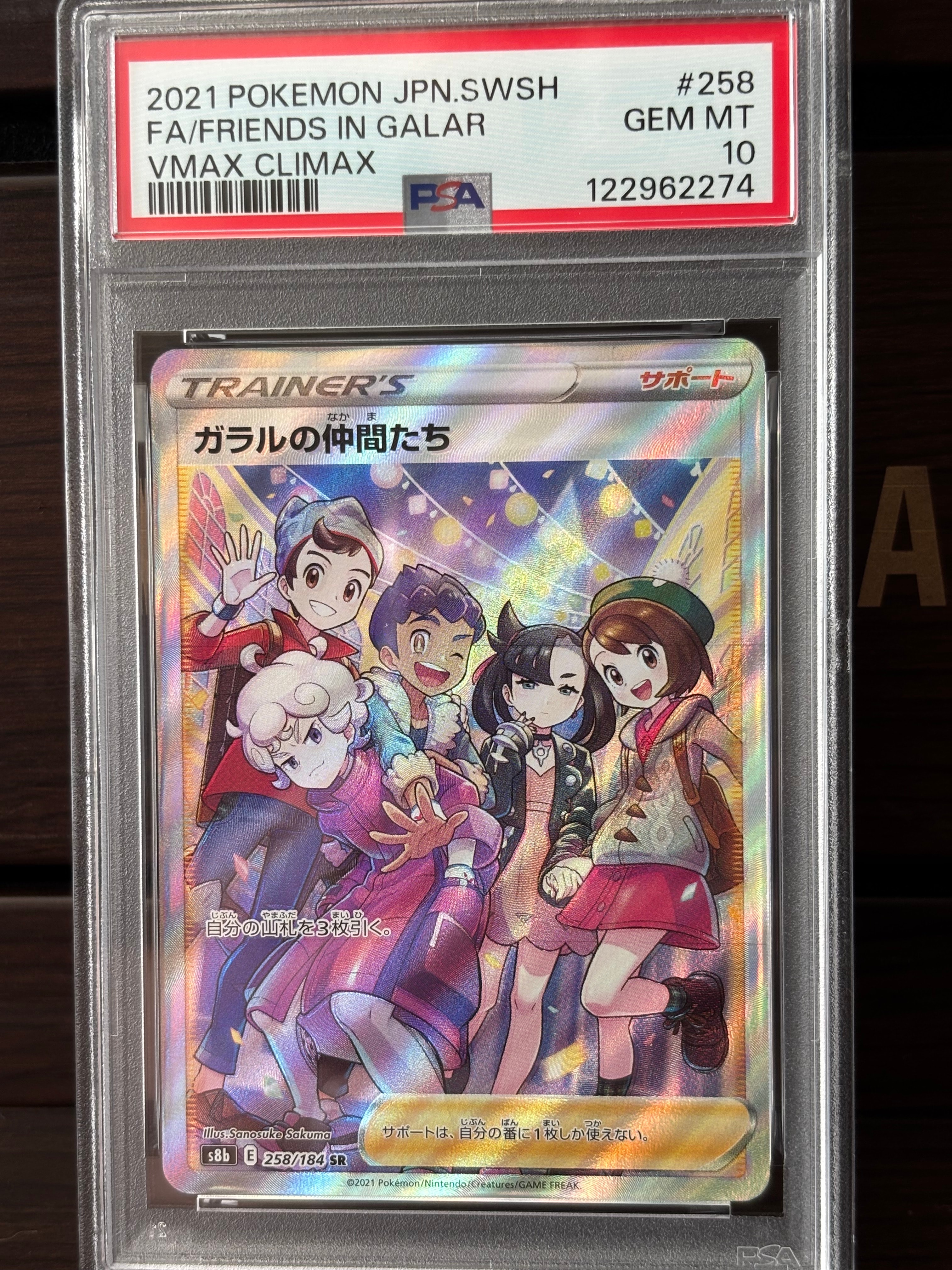 ガラルの仲間たち SR[S8b 258/184](ハイクラスパック「VMAXクライマックス」)