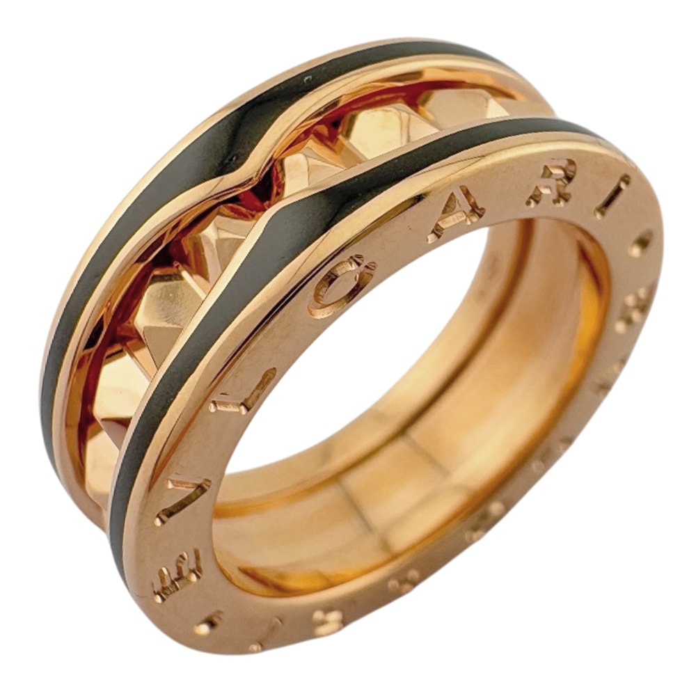 ブルガリ B-zero.1 1バンド リング 指輪 9.5号 18金 K18ピンクゴールド レディース BVLGARI 中古