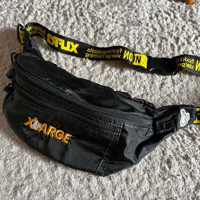 XLARGE x FR2 NYLON WAIST BAG "Black"
