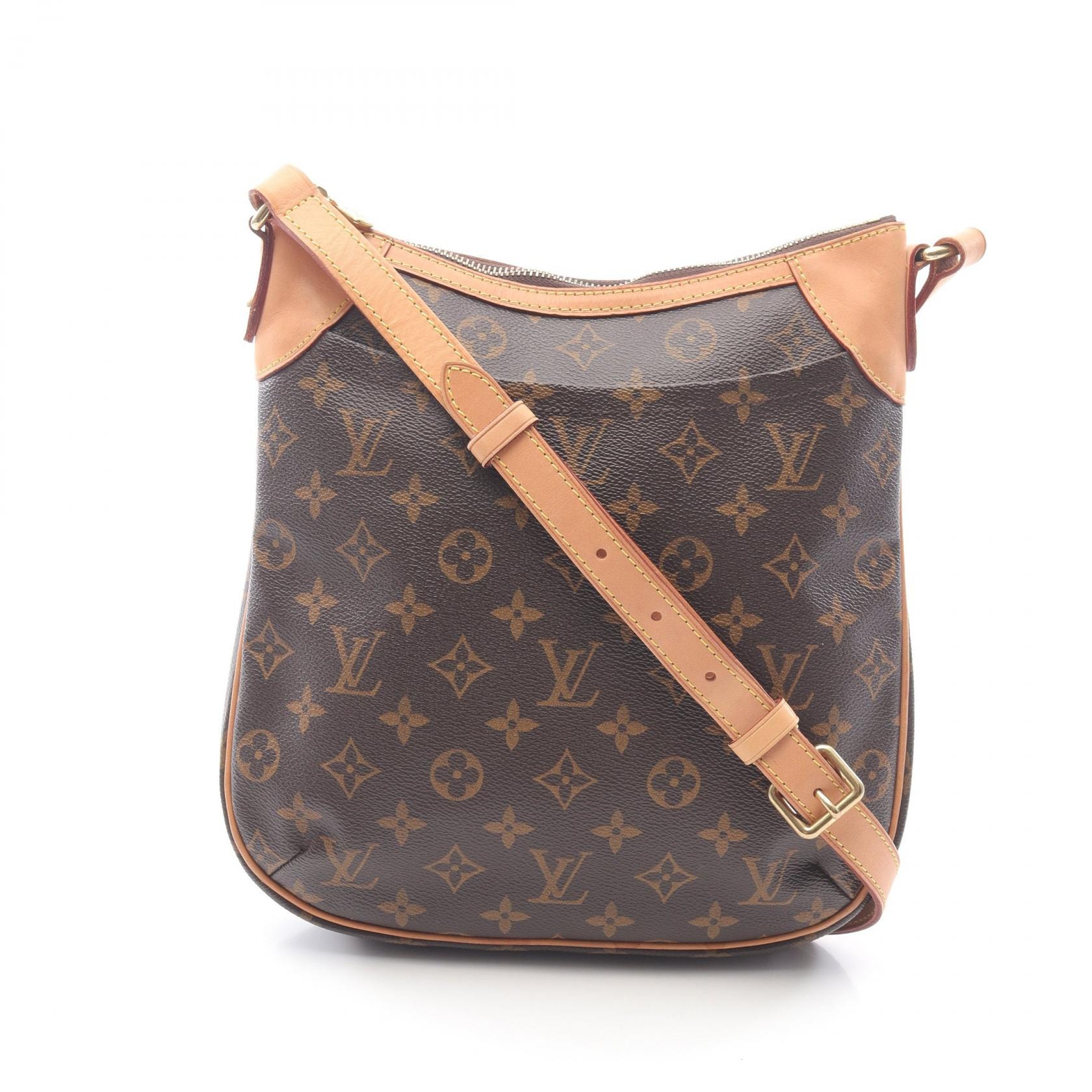 ルイ・ヴィトン LOUIS VUITTON オデオンPM ショルダーバッグ バッグ PVCコーティングキャンバス レザー モノグラム レディース ブラウン系 M56390 【中古】