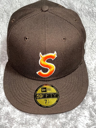 Supreme S Logo New Era "Brown" (22FW)
