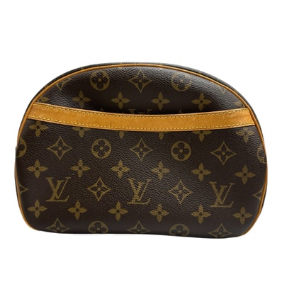 LOUIS VUITTON ルイヴィトン モノグラム ブロア ブラウン ゴールド金具 PVC ショルダーバッグ S1-00109 【中古】