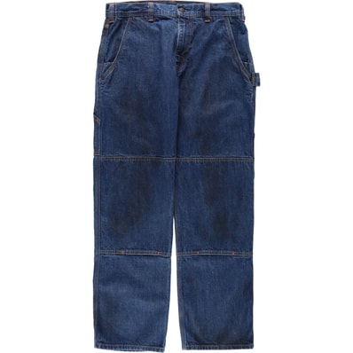 古着 パタゴニア Patagonia スティールフォージデニムパンツ 56120FA18 ダブルニー デニムペインターパンツ USA製 メンズw34相当/evb036083